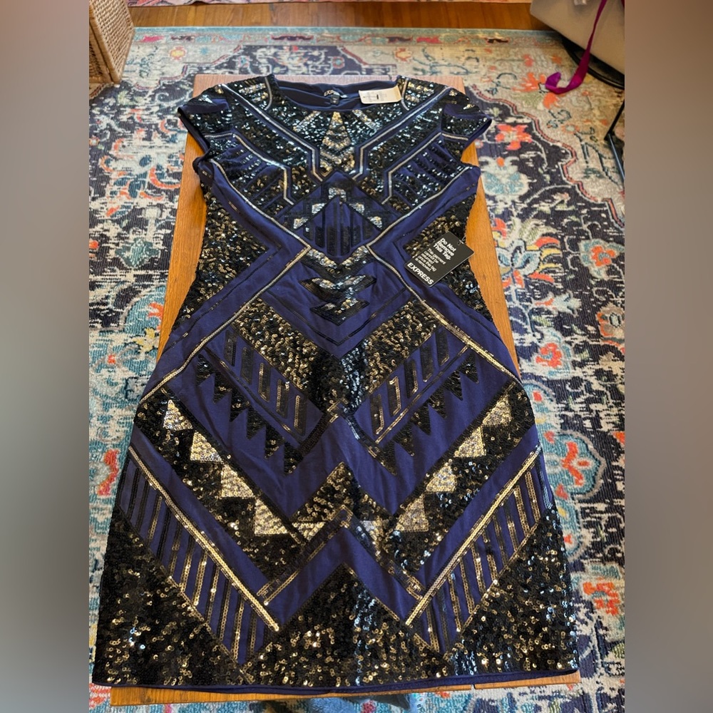 Express Aztec Bling dress